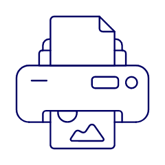 Image Print Illustration from UX Line Set