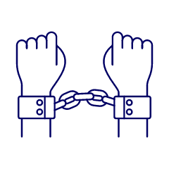 Handcuff Arrested 1 Illustration from UX Line Set