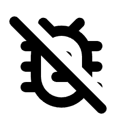 Antivirus Icon from Rounded Line - Streamline Material Set