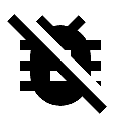 Antivirus Fill Icon from Outlined Fill - Streamline Material Set
