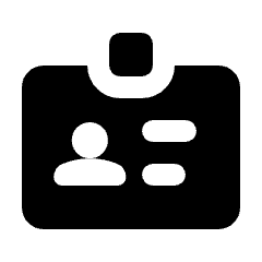 Badge Fill Icon from Rounded Fill - Streamline Material Set