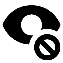 Disabled Visible Fill Icon from Sharp Fill - Streamline Material Set