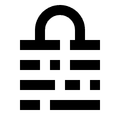 Lock Encrypted Fill Icon from Sharp Fill - Material Pro Set