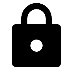 Lock Fill Icon from Outlined Fill - Streamline Material Set