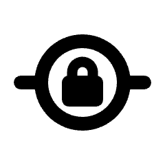 Private Connectivity Icon from Rounded Line - Streamline Material Set