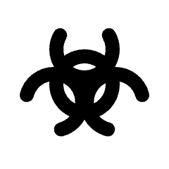 Radioactive Alt Icon from Rounded Line - Material Pro Set