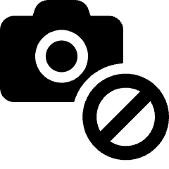 Technology Camera Access Block Icon from Ultimate Bold Set