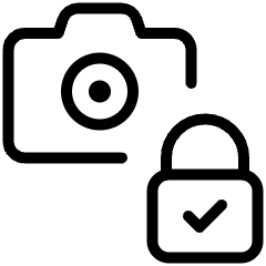 Technology Camera Access Lock Icon from Ultimate Light Set