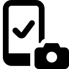 Technology Camera Access Smartphone Icon from Ultimate Bold Set