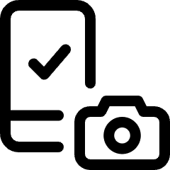 Technology Camera Access Smartphone Icon from Ultimate Regular Set