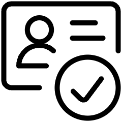 Technology Contact Access Check Icon from Ultimate Light Set