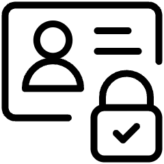 Technology Contact Access Lock Icon from Ultimate Light Set