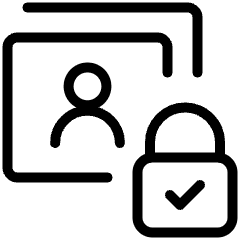 Technology Contact Access Profiles Lock Icon from Ultimate Light Set