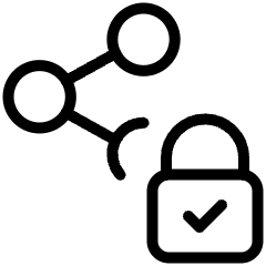 Technology Network Privacy Access Share Lock 1 Icon from Ultimate Light Set