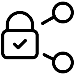 Technology Network Privacy Access Share Lock 2 Icon from Ultimate Light Set
