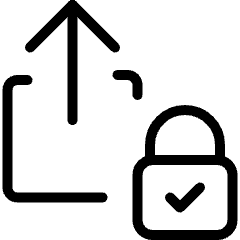 Technology Network Privacy Access Share Lock 3 Icon from Ultimate Light Set