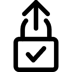Technology Network Privacy Access Share Lock 4 Icon from Ultimate Regular Set