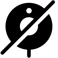 Technology No Webcam 1 Icon from Ultimate Bold Set