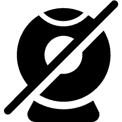 Technology No Webcam 2 Icon from Ultimate Bold Set