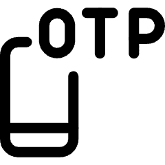 Technology Otp Key Smartphone Icon from Ultimate Regular Set