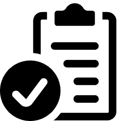 Technology Privacy Consent Profile List Approve Icon from Ultimate Bold Set