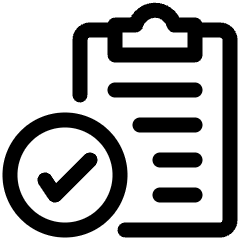 Technology Privacy Consent Profile List Approve Icon from Ultimate Regular Set
