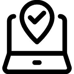 Technology Privacy Location Access Granted Icon from Ultimate Regular Set