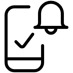 Technology Privacy Notification Access Bell Icon from Ultimate Light Set