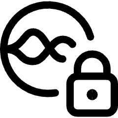 Technology Privacy Voice Command Access Lock Icon from Ultimate Regular Set