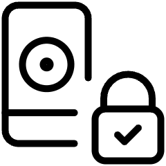 Technology Privacy Voice Command Access Smartphone Icon from Ultimate Light Set