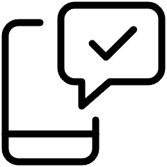 Technology Two Factor Key Message Icon from Ultimate Light Set