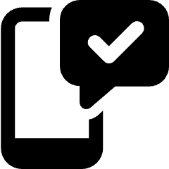 Technology Two Factor Key Message Icon from Ultimate Bold Set