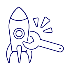 ROCKET~1 Illustration from UX Line Set