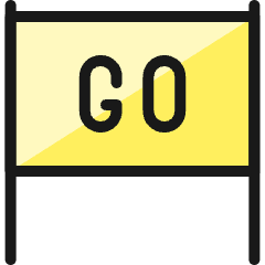 Launch Go Icon from Ultimate Colors Set