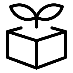 Product Growth Tree Box Icon from Ultimate Light Set