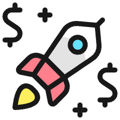 Startup Launch 1 Icon from Ultimate Colors Set