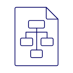 Flowchart Document Illustration from UX Line Set