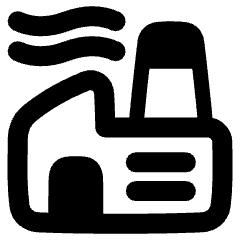 Factory Plant Icon from Plump Remix Set