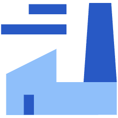 Factory Plant Icon from Sharp Flat Set
