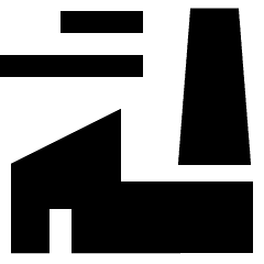 Factory Plant Icon from Sharp Solid Set