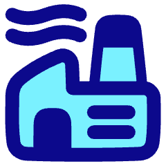 Factory Plant Icon from Plump Pop Set