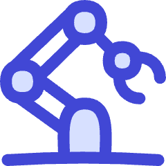 Industrial Robot Arm Icon from Flex Duo Set