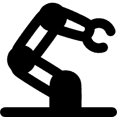 Industrial Robot Arm Icon from Plump Remix Set