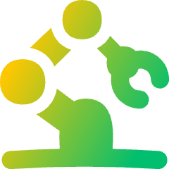 Industrial Robot Arm Icon from Flex Gradient Set