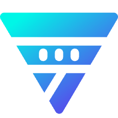 Pipeline Triangle Icon from Core Gradient Set