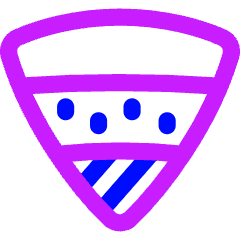 Pipeline Triangle Icon from Flex Neon Set