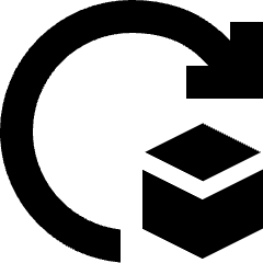 Product Cycle Icon from Sharp Solid Set