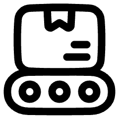 Production Belt Icon from Plump Line Set