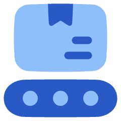 Production Belt Icon from Plump Flat Set