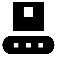 Production Belt Icon from Sharp Solid Set